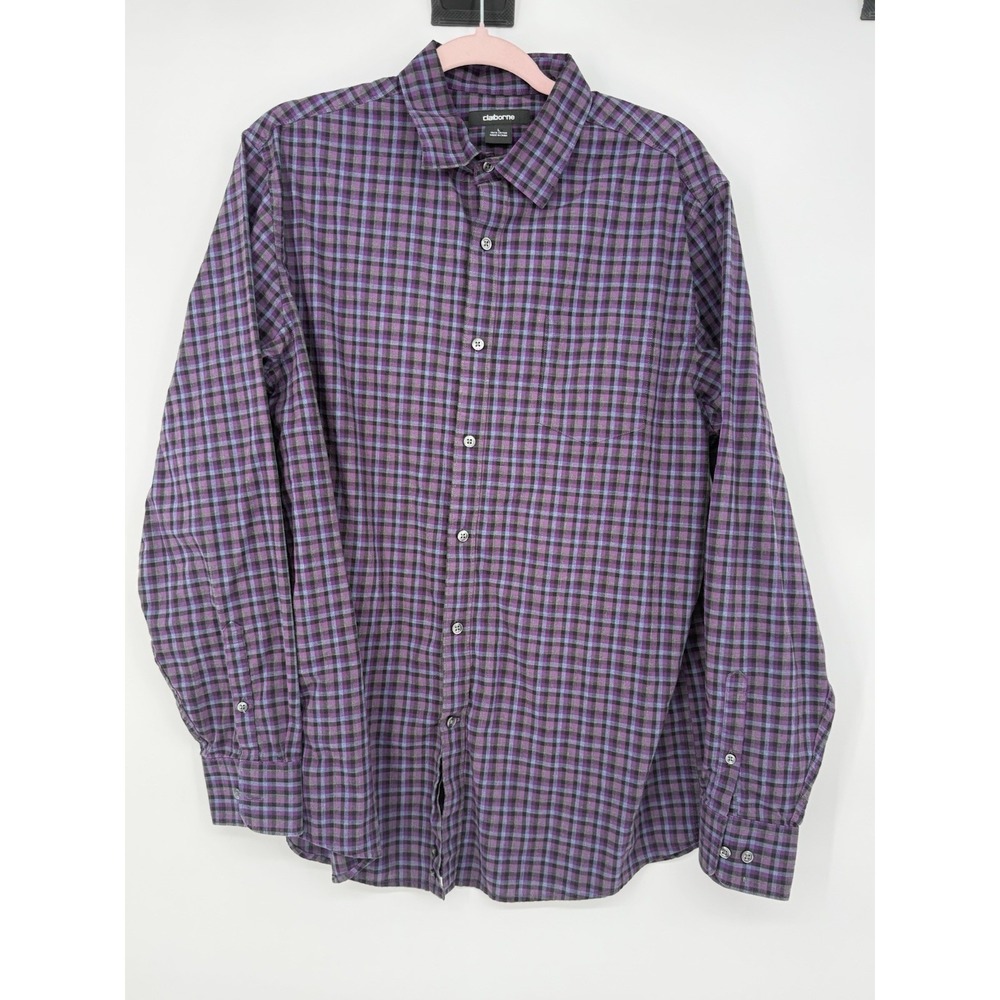 Claiborne Men's Long Sleeve Button Down Large